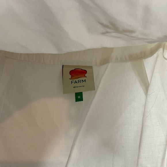 NWOT Farm Rio Pitanga Embroidery Crochet Mini Skirt Medium - Picture 9 of 9